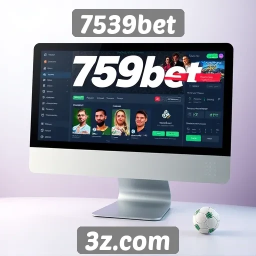 Interface do usuário no site 7539bet